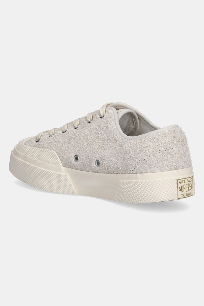 Obuv Semišové tenisky Superga WORKS HAIRY SUEDE S3146HW.AMO béžová