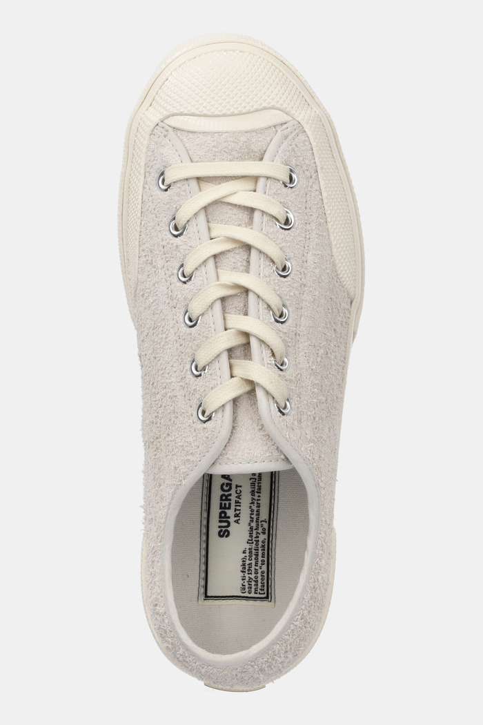 Semišové tenisky Superga WORKS HAIRY SUEDE béžová S3146HW.AMO