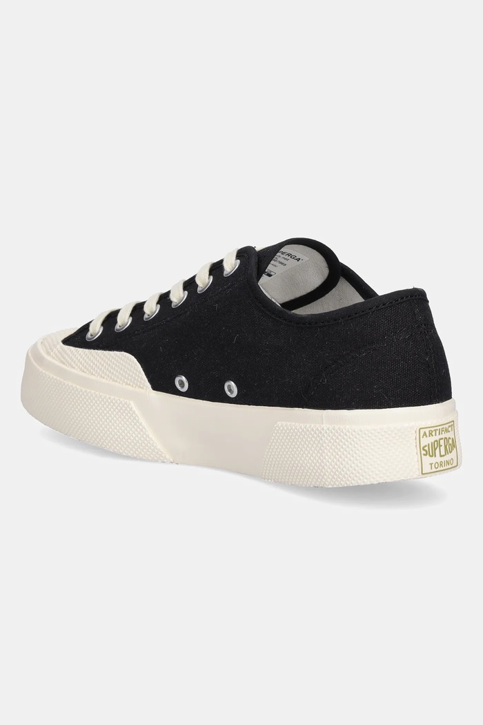 Obuv Tenisky Superga WORKS LOW CUT COTTON CANV S51347W.A0U čierna