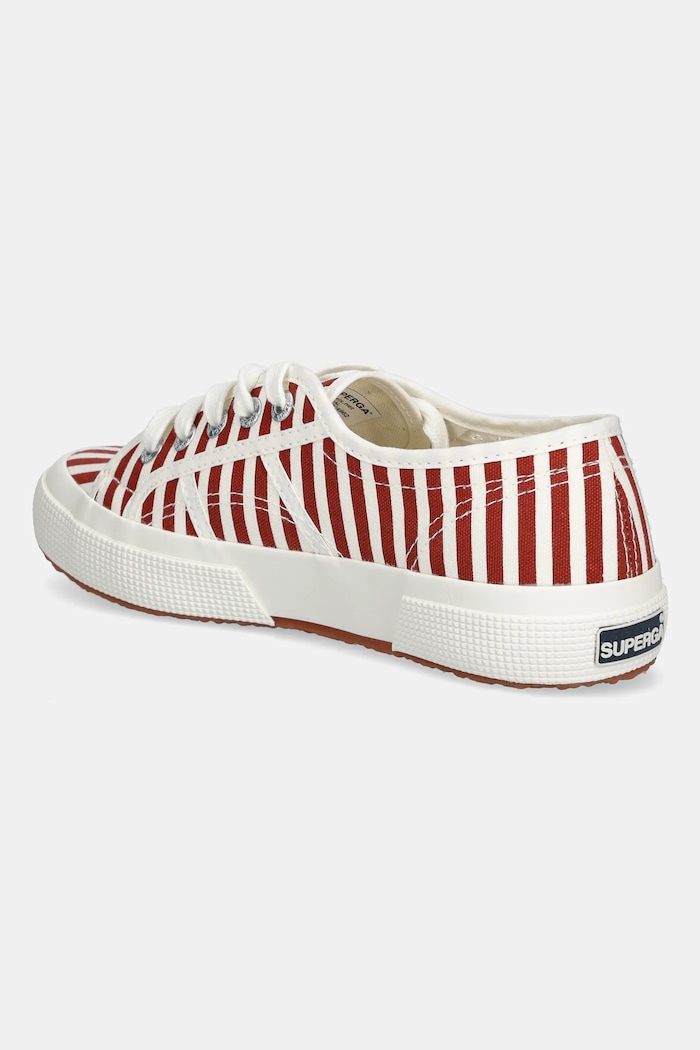 Obuv Tenisky Superga STRIPES PRINT S8148TW.AD4 červená