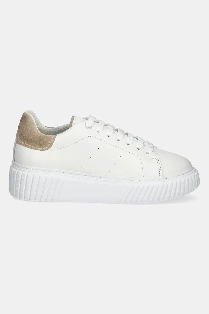 Marc O'Polo sneakersy skórzane SVEA 50117733501170 beżowy SS25