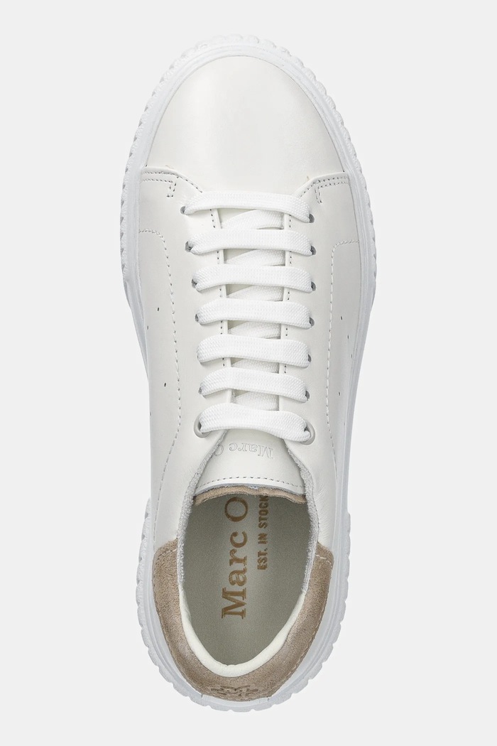 Marc O'Polo sneakersy skórzane SVEA beżowy 50117733501170