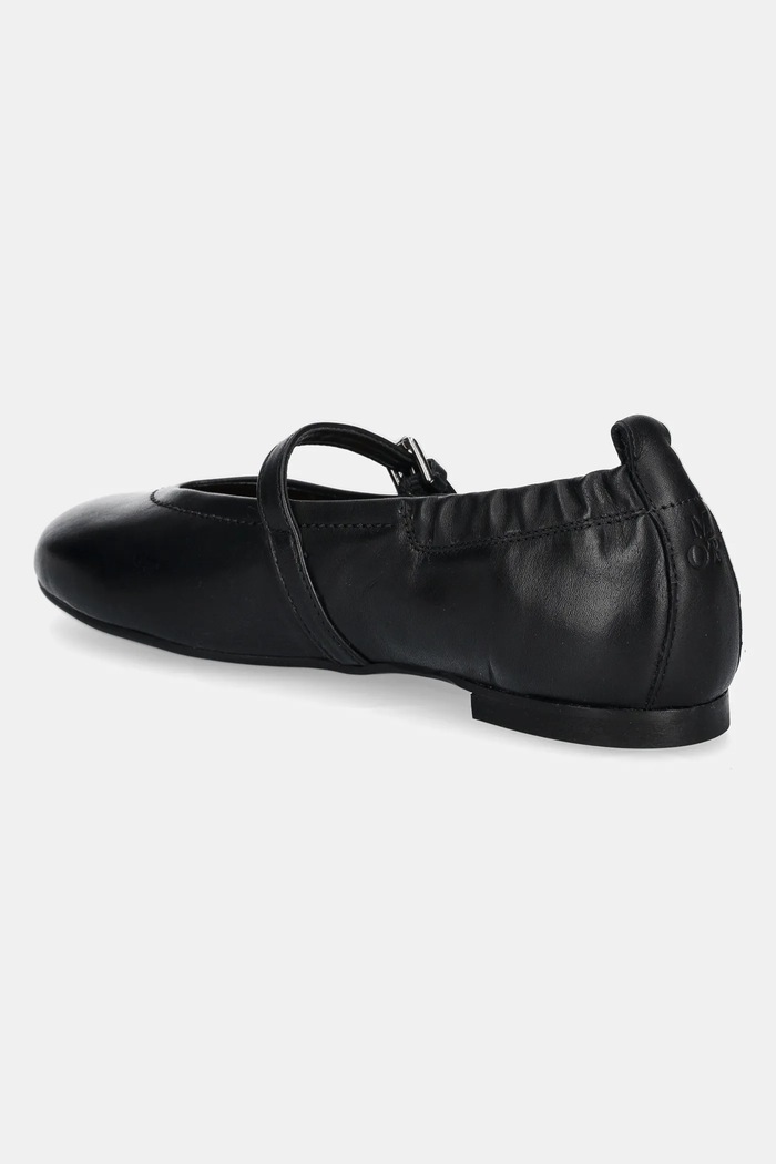 Παπούτσια Δερμάτινες μπαλαρίνες Marc O'Polo GIANNA 2A 50218763002132 μαύρο