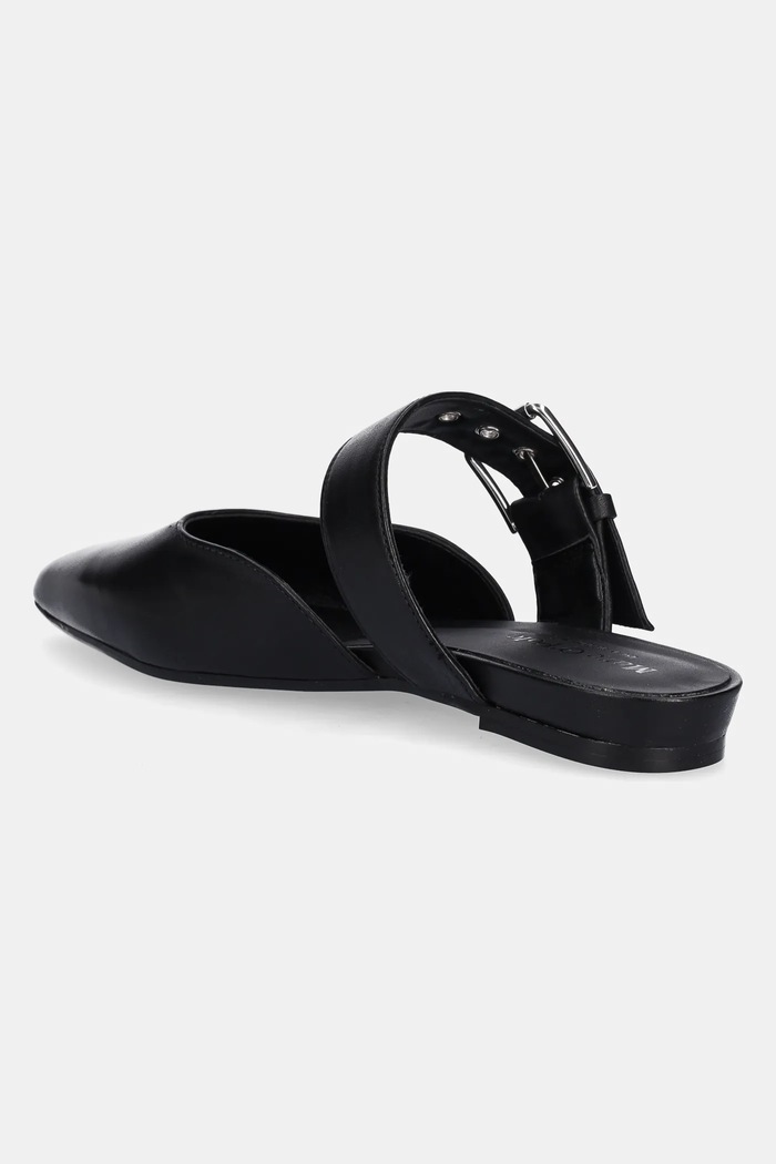 Încălțăminte Marc O'Polo papuci de piele PENELOPE 4A 50318783702100 negru