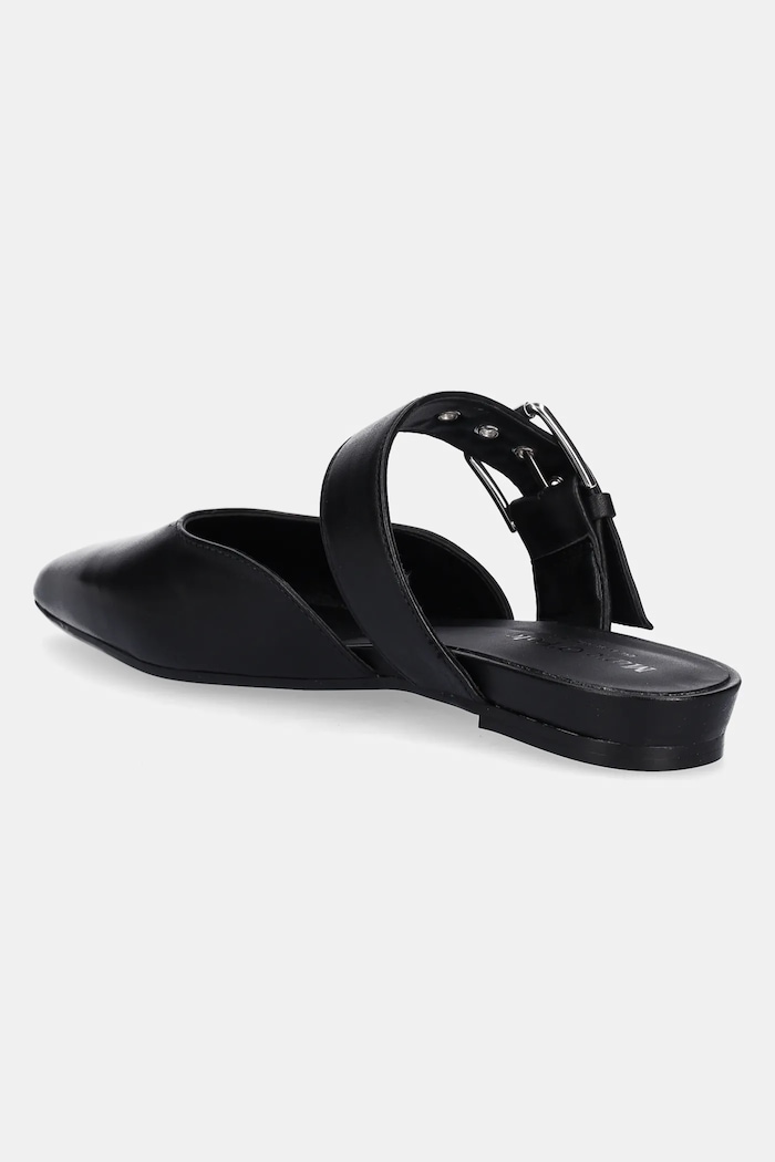 Încălțăminte Marc O'Polo papuci de piele PENELOPE 4A 50318783702100 negru