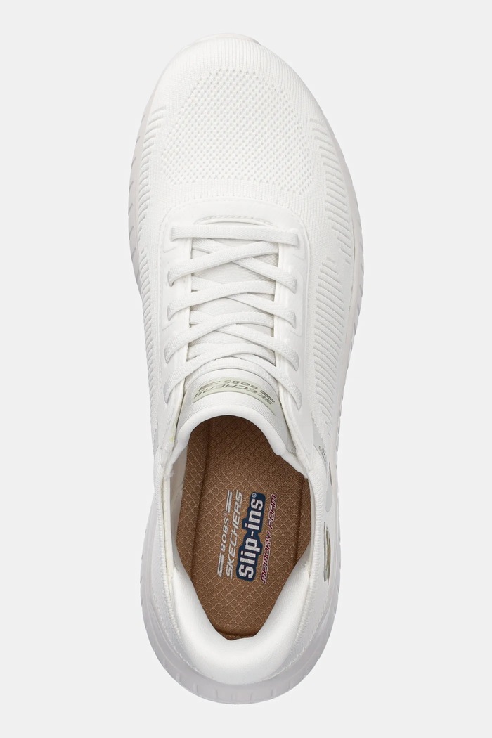 Skechers BOBS SQUAD CHAOS sneakers Γυναικεία λευκό 117497.