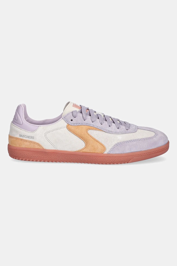 Nubukové tenisky Skechers HOTSHOT 185234 fialová AW25