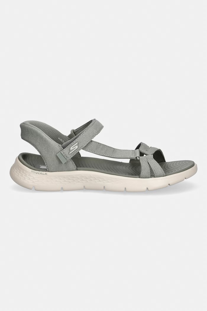 Skechers σανδάλια Γυναικεία GO WALK FLEX 141481. γκρί SS26