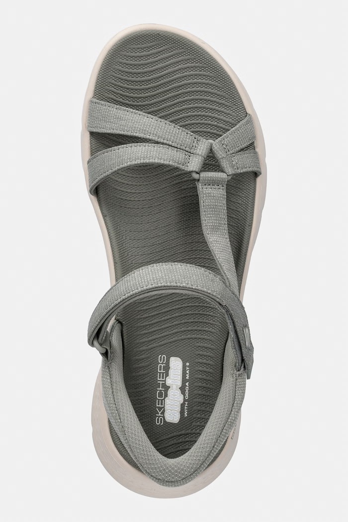 Skechers σανδάλια Γυναικεία GO WALK FLEX γκρί 141481.