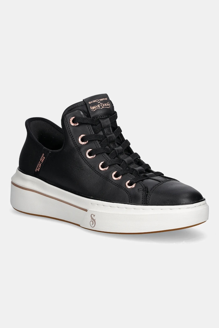 Tenisky Skechers SNOOP ONE OG usňová koža čierna 186001