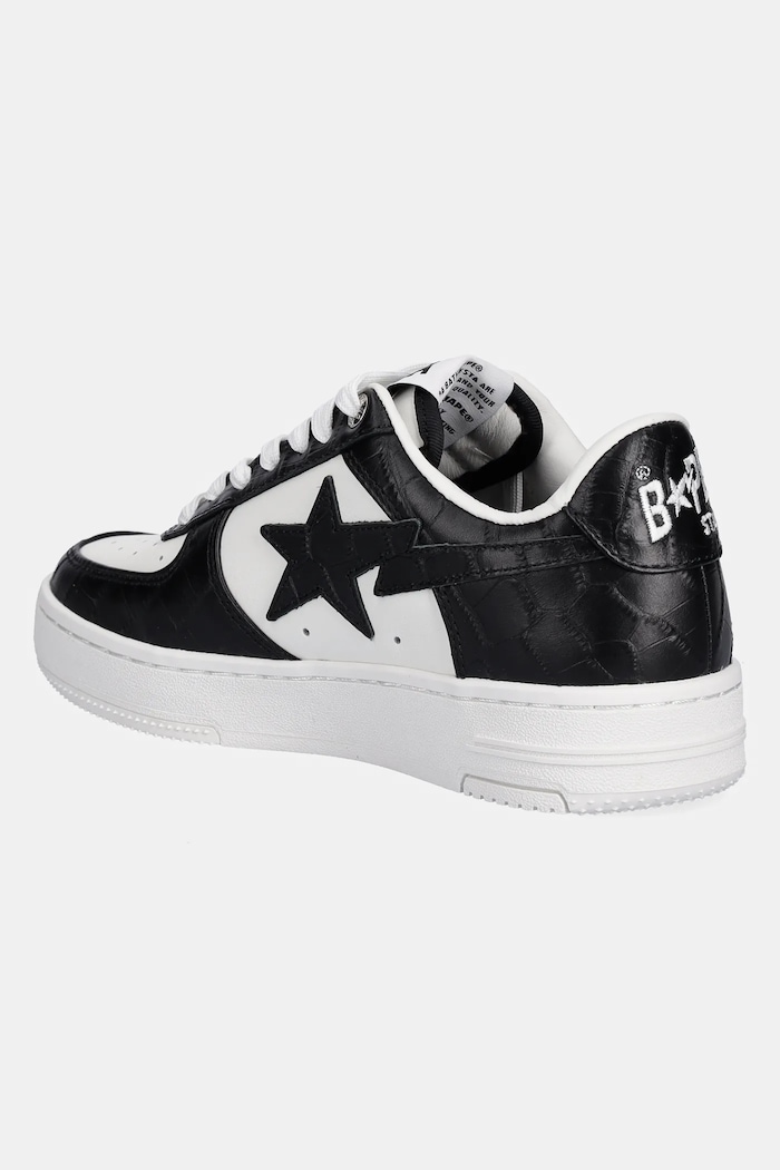 Παπούτσια Δερμάτινα sneakers A Bathing Ape BAPE STA #3 L 1K80291303 μαύρο