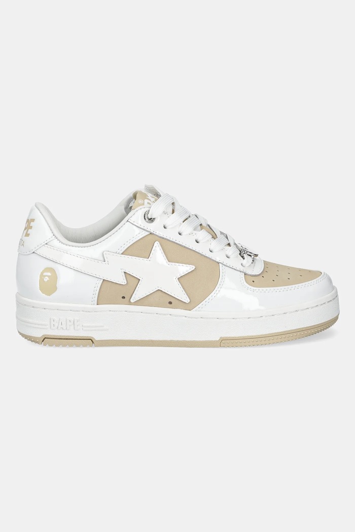Δερμάτινα sneakers A Bathing Ape BAPE STA #6 L 1K80291306 μπεζ SS25