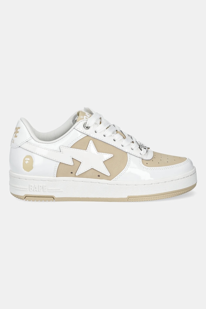 Δερμάτινα sneakers A Bathing Ape BAPE STA #6 L 1K80291306 μπεζ SS25