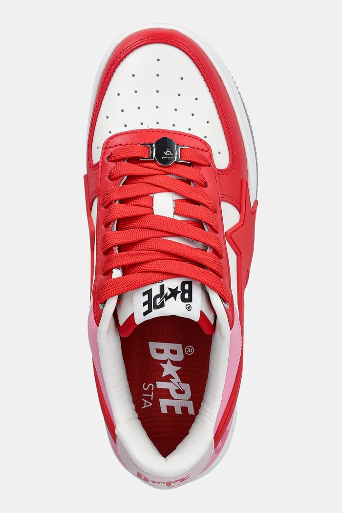 Sneakers BAPESTA OS L A Bathing Ape 1K80291309 red