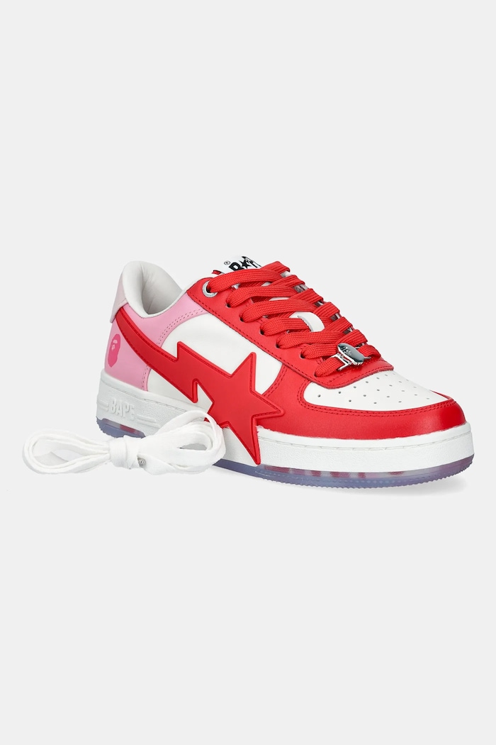 Sneakers BAPESTA OS L A Bathing Ape red 1K80291309