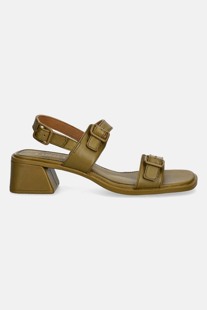 Camper bőr szandál Kora Sandal K201739.003 zöld SS25