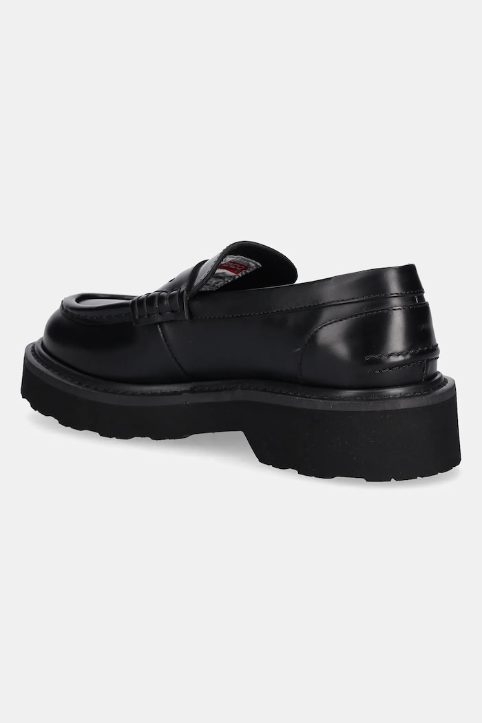 Cipők Kenzo bőr mokaszin Loafer FF52LO110L52.99 fekete