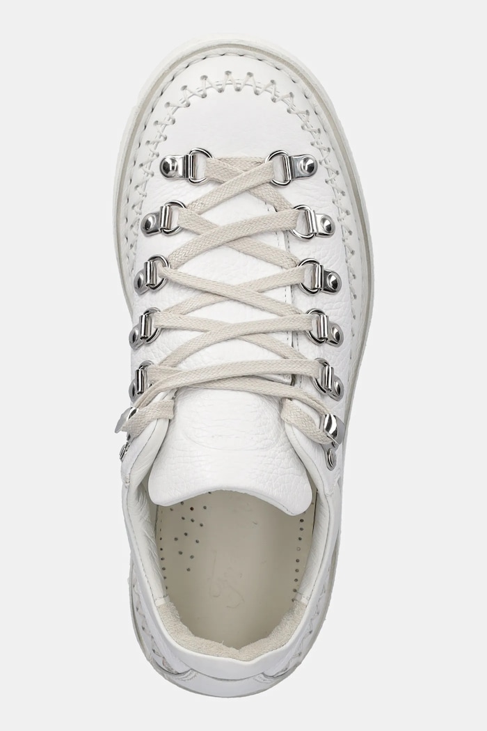 Δερμάτινα sneakers Fracap Indian λευκό M122
