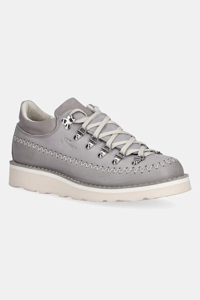 Fracap sneakers din piele Indian plată gri M122