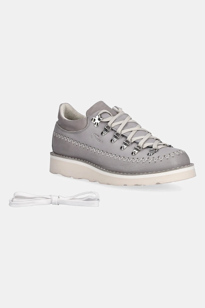 Fracap sneakers din piele Indian M122 gri