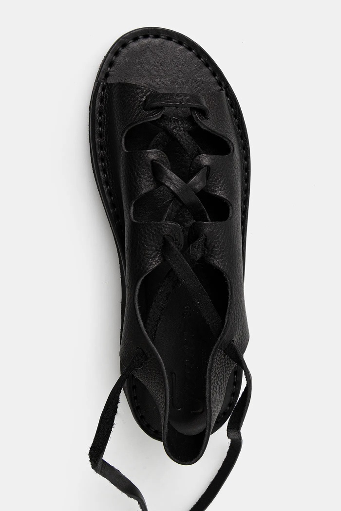 Kožené sandály Fracap Sandal černá D030