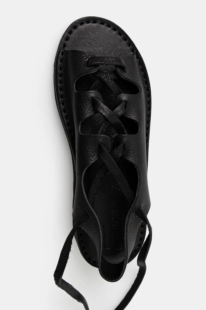 Kožené sandály Fracap Sandal černá D030
