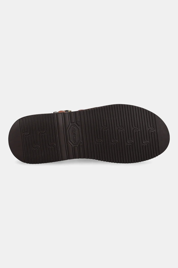 Kožené sandály Fracap Sandals D025 hnědá