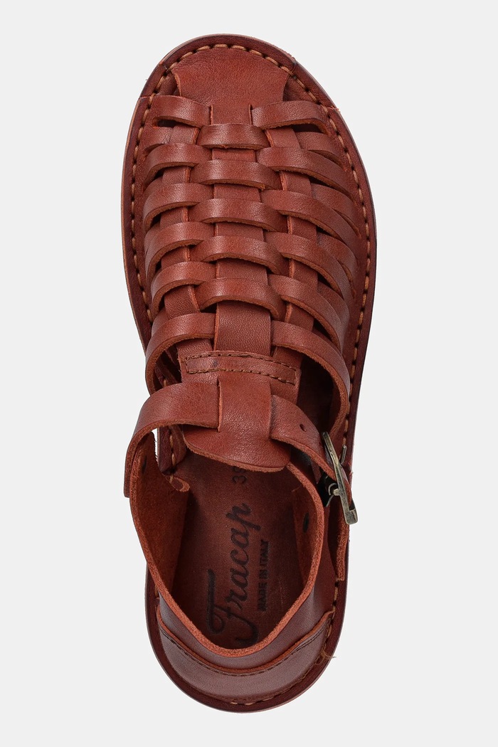 Fracap sandali in pelle Sandals marrone D025