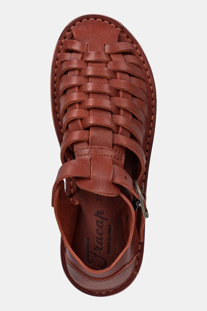 Fracap sandali in pelle Sandals marrone D025