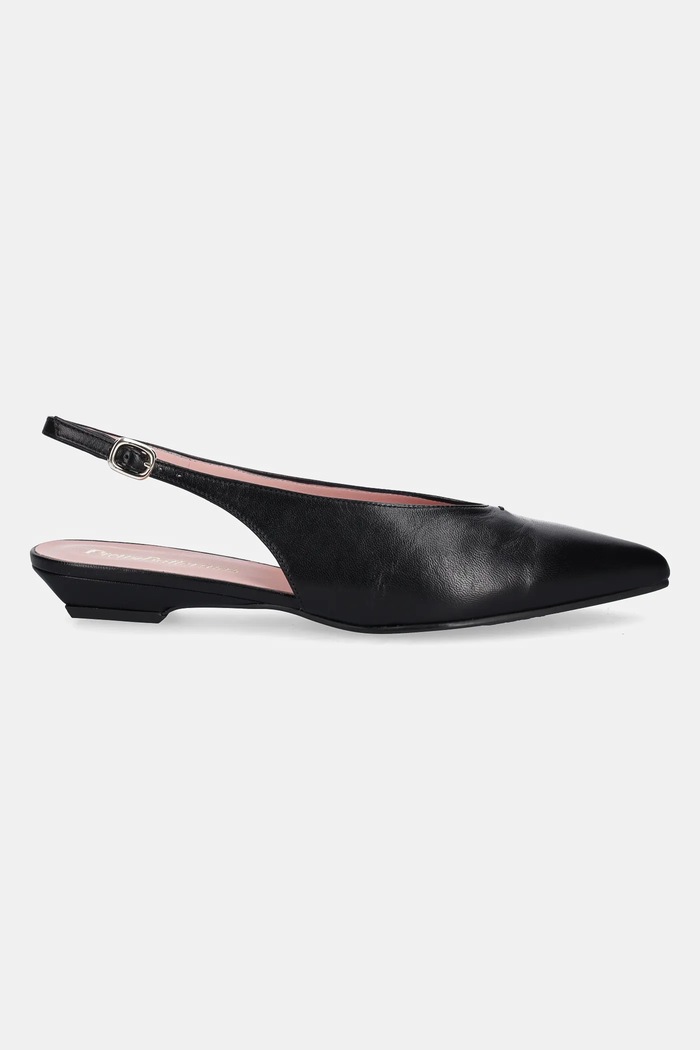 Δερμάτινες μπαλαρίνες Pretty Ballerinas Kamala 52178.A.9362 μαύρο SS25