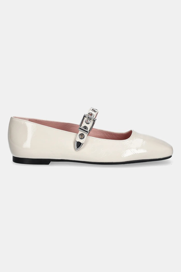 Δερμάτινες μπαλαρίνες Pretty Ballerinas Camille 52211.A.9301 μπεζ SS25