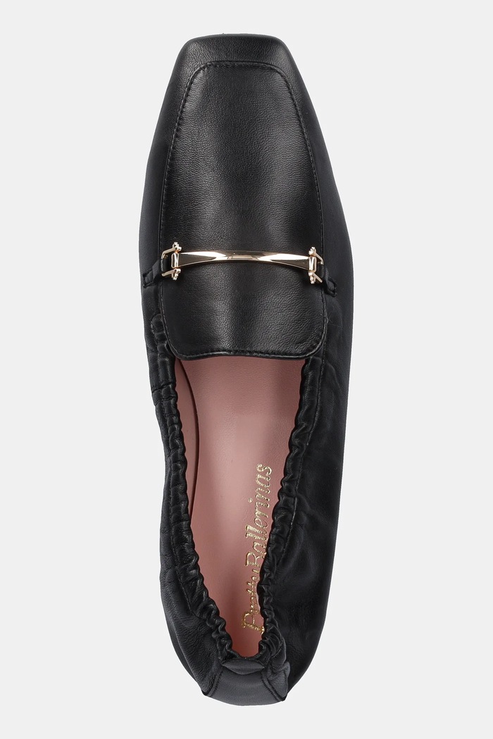Δερμάτινα μοκασίνια Pretty Ballerinas Camille μαύρο 52215.A.9301