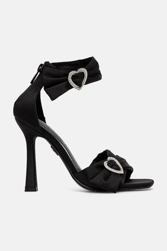 Sandali Buffalo Fairy Chic Heart 1291618.BLK črna SS25
