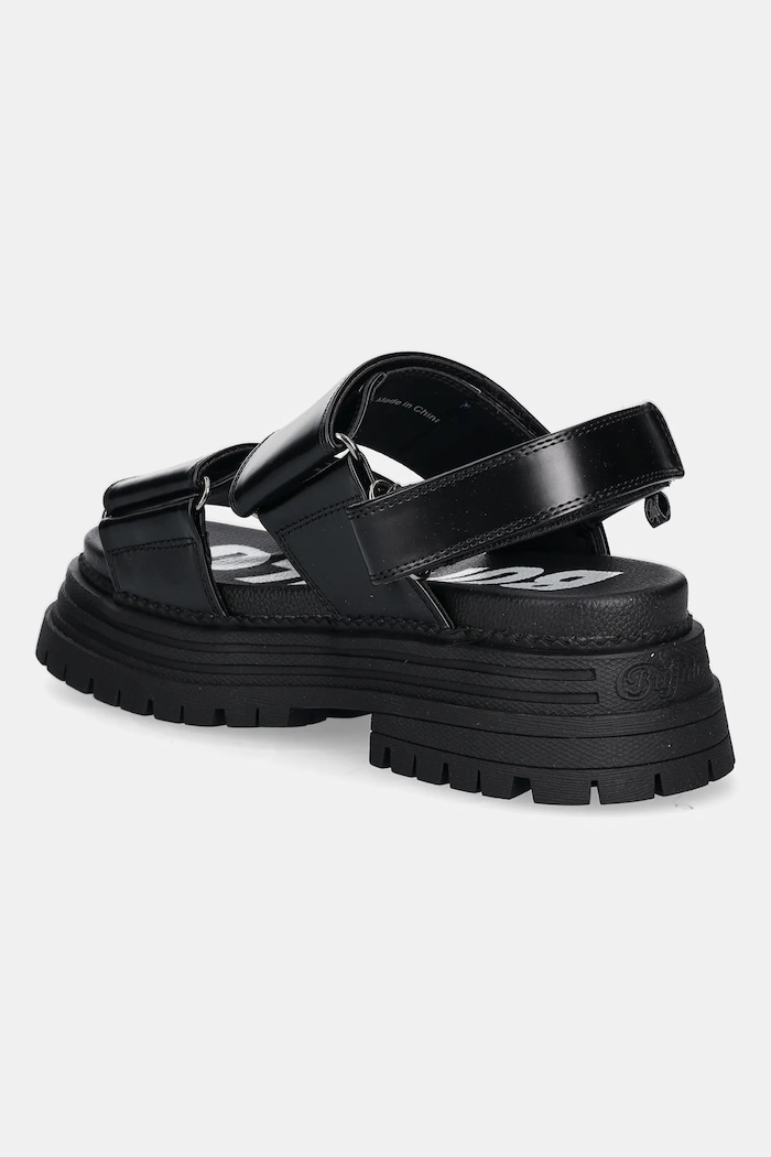 Παπούτσια Πέδιλα Buffalo Lennox Snd 1602271.BLK μαύρο