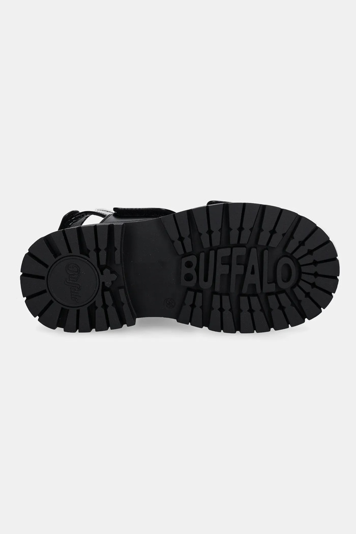 Πέδιλα Buffalo Lennox Snd 1602271.BLK μαύρο