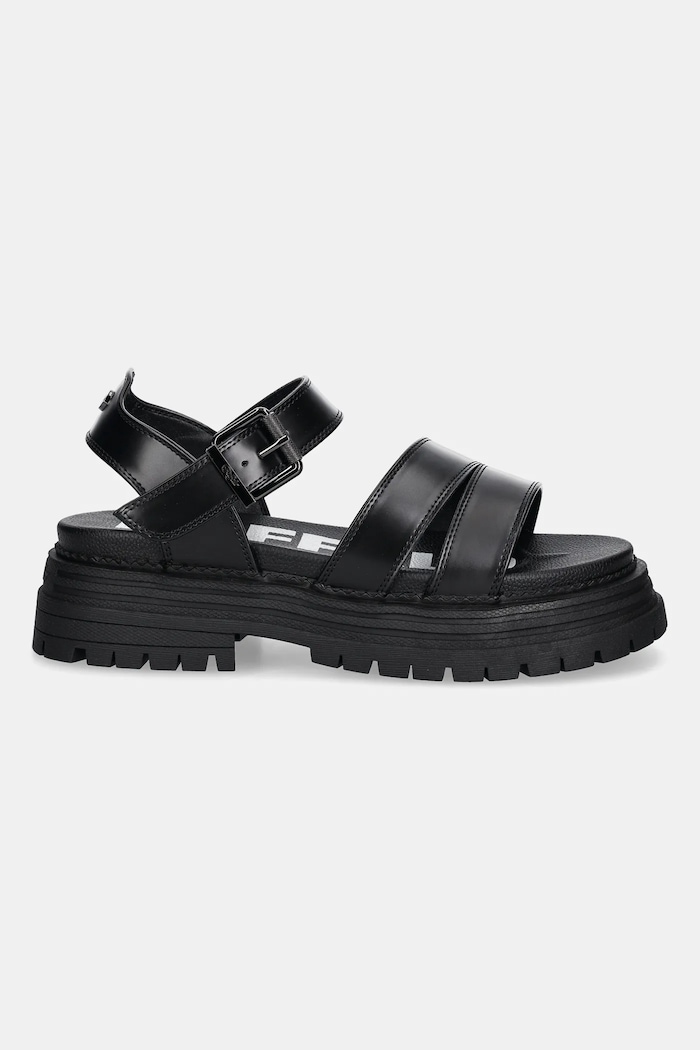 Buffalo sandale Lennox Ts Sandal 1602274.BLK negru SS25