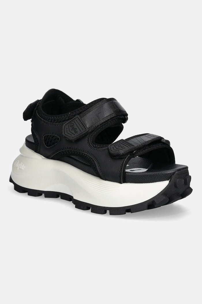 Buffalo sandały Manhatten Snd syntetyczny czarny 1602295.BLK