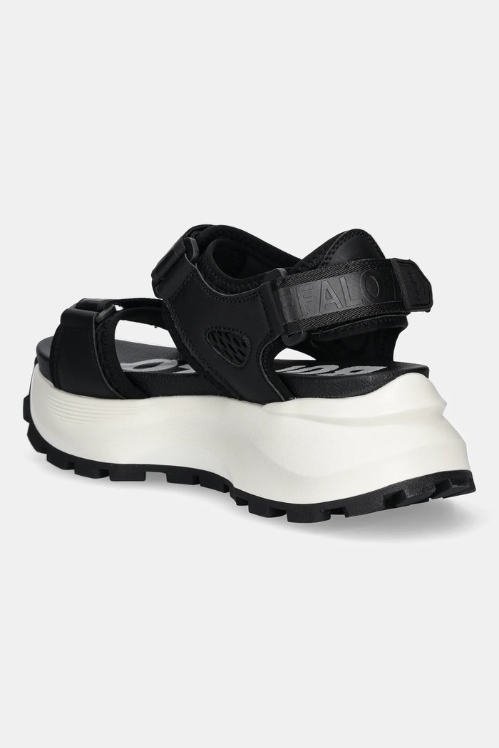 Obuwie Buffalo sandały Manhatten Snd 1602295.BLK czarny