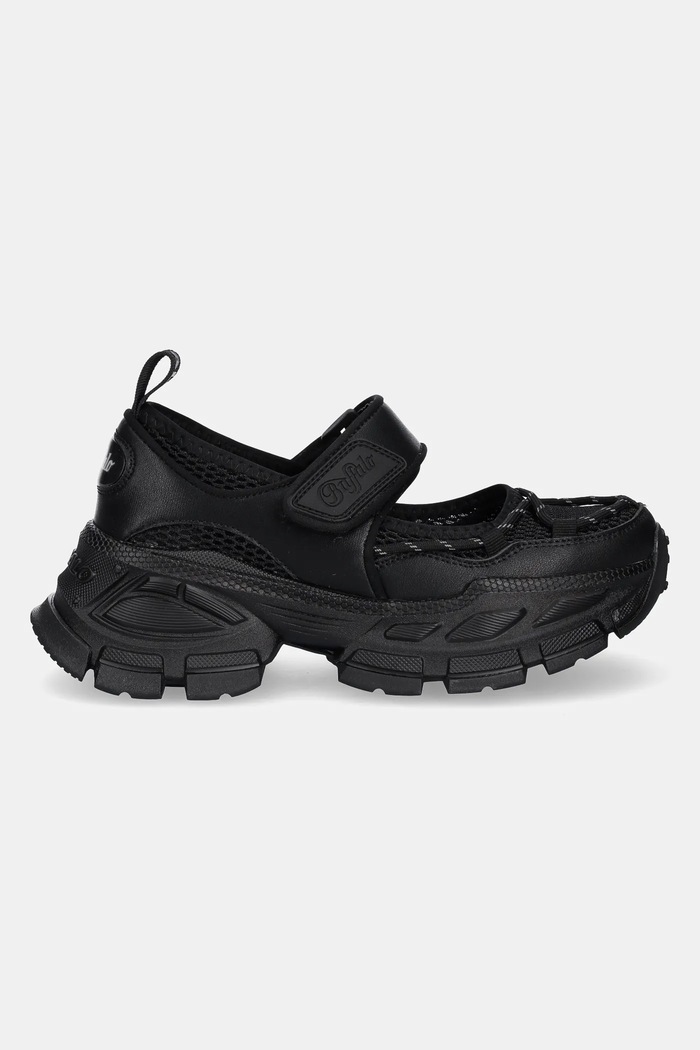 Topánky Buffalo Saturn Ballerina 1620032.BLK čierna SS26