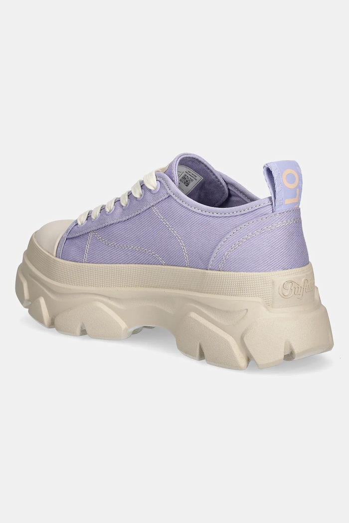 Obuwie Buffalo tenisówki Cade Lace Up Lo 1636324.LAV fioletowy