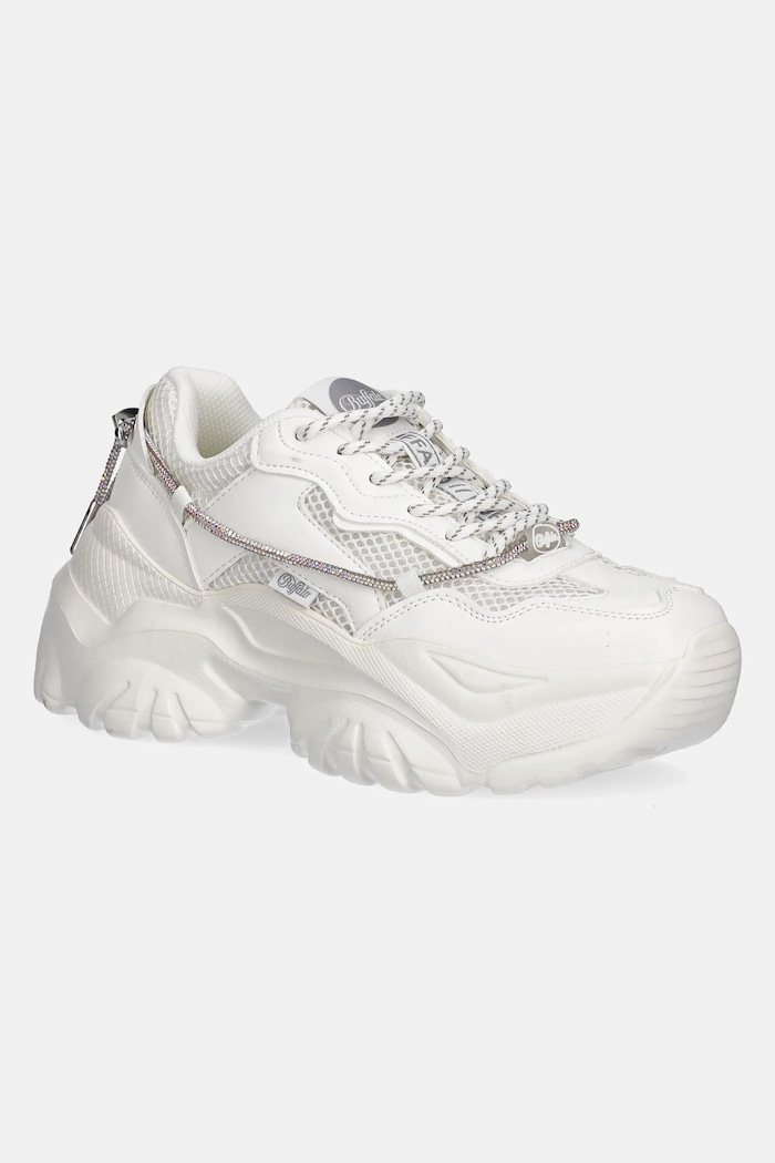 Buffalo sneakersy Bliss Luxe imitacja skóry licowej biały 1636363.WHT