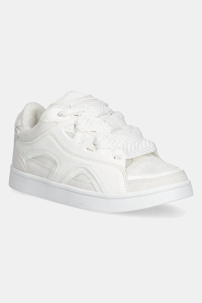 Boty Buffalo Liberty Skate imitace kůže béžová 1636416.WHT