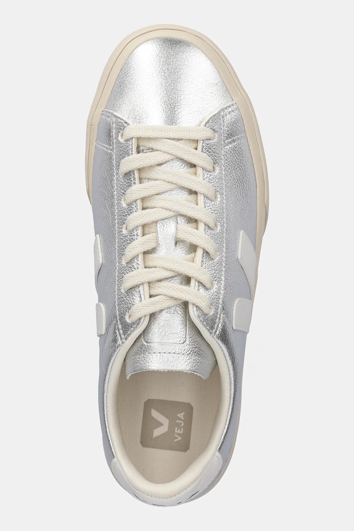 Veja sneakersy skórzane Campo srebrny CP0502684A