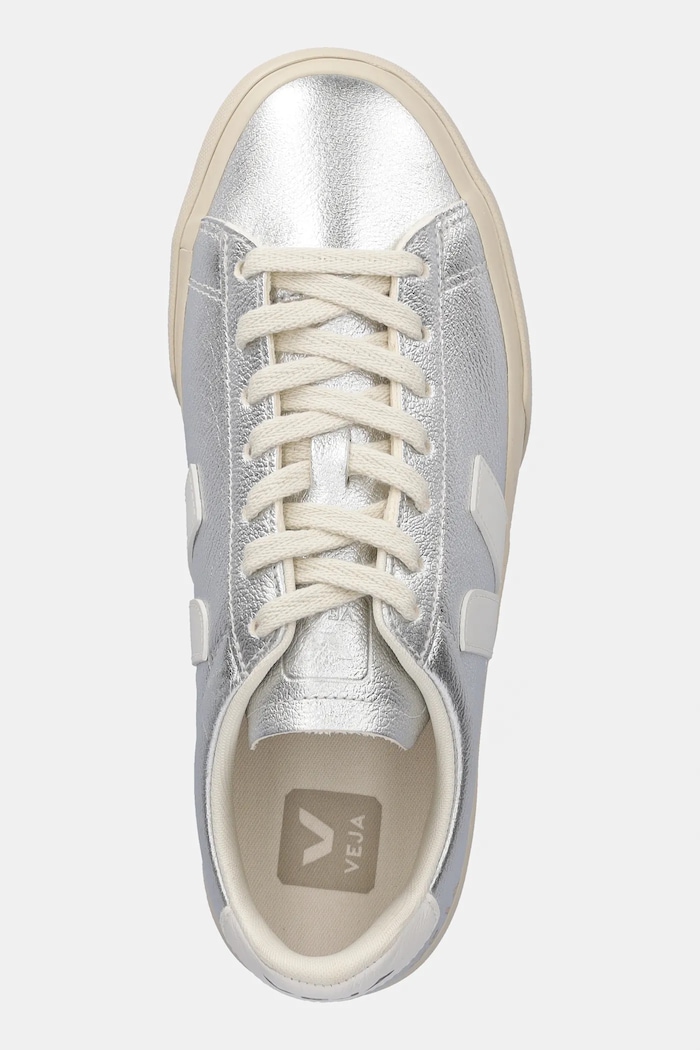 Veja sneakersy skórzane Campo srebrny CP0502684A