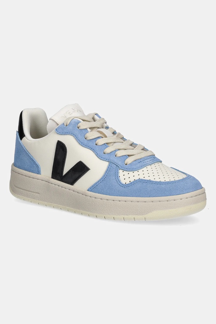 Veja leather sneakers V-10 Prime suede blue VI0220503A