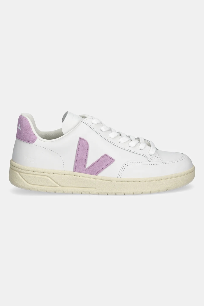 Кожени маратонки Veja V-12 XD0220494A бял SS25