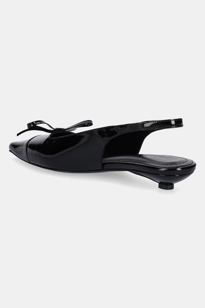 Boty Kožené baleríny Anine Bing Zoey Slingback Heels A.14.10790 černá