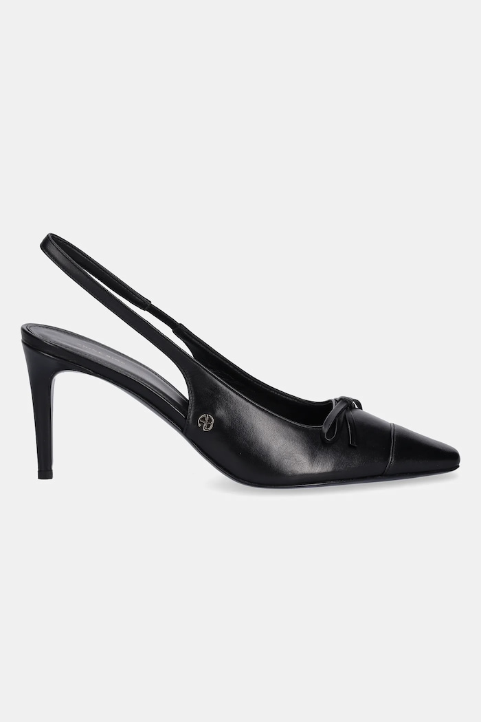 Δερμάτινες γόβες Anine Bing Freya Slingbacks A.14.10794 μαύρο SS25