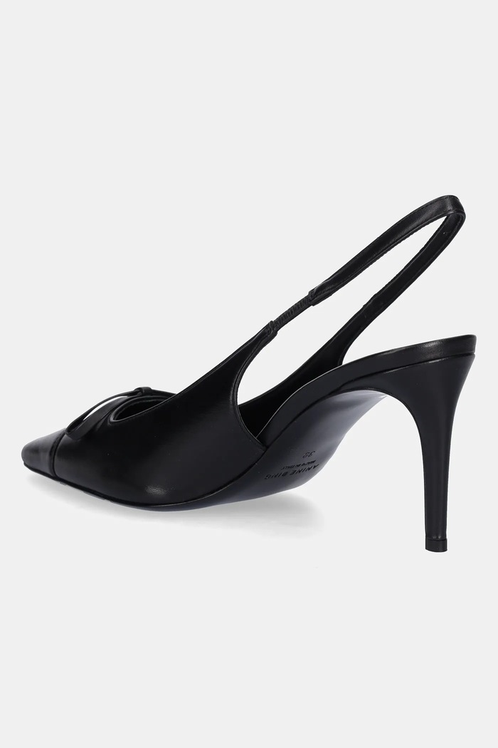 Παπούτσια Δερμάτινες γόβες Anine Bing Freya Slingbacks A.14.10794 μαύρο