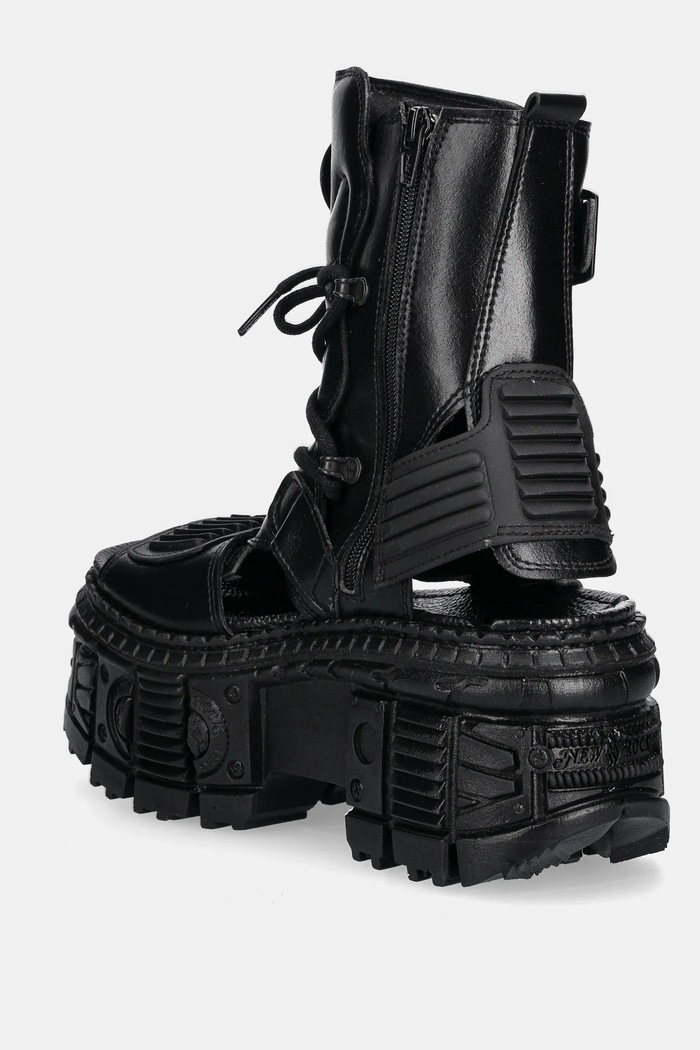 Shoes New Rock sandals METALLIC M.BIOS107.V3 black